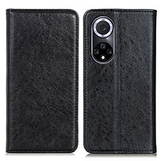 Funda de Cuero Cartera con Soporte Carcasa K01Z para Huawei Nova 9 Negro