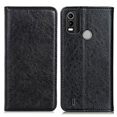 Funda de Cuero Cartera con Soporte Carcasa K01Z para Nokia C21 Plus Negro