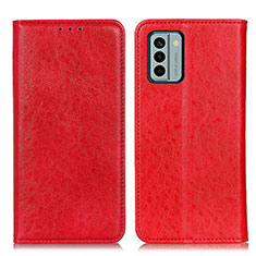 Funda de Cuero Cartera con Soporte Carcasa K01Z para Nokia G22 Rojo