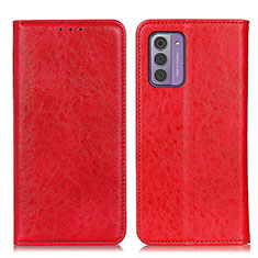 Funda de Cuero Cartera con Soporte Carcasa K01Z para Nokia G310 5G Rojo