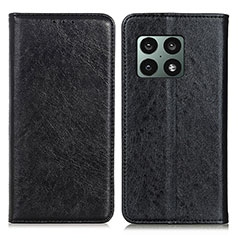 Funda de Cuero Cartera con Soporte Carcasa K01Z para OnePlus 10 Pro 5G Negro