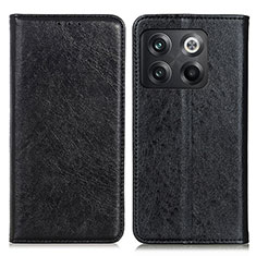 Funda de Cuero Cartera con Soporte Carcasa K01Z para OnePlus 10T 5G Negro