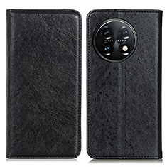 Funda de Cuero Cartera con Soporte Carcasa K01Z para OnePlus 11 5G Negro