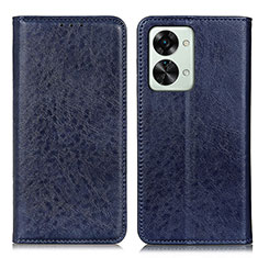 Funda de Cuero Cartera con Soporte Carcasa K01Z para OnePlus Nord 2T 5G Azul