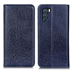 Funda de Cuero Cartera con Soporte Carcasa K01Z para Oppo K9 Pro 5G Azul