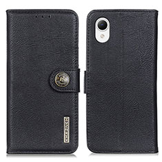 Funda de Cuero Cartera con Soporte Carcasa K01Z para Samsung Galaxy A23 5G SC-56C Negro