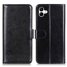 Funda de Cuero Cartera con Soporte Carcasa K01Z para Samsung Galaxy F04 Negro