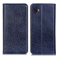 Funda de Cuero Cartera con Soporte Carcasa K01Z para Samsung Galaxy XCover 6 Pro 5G Azul