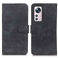 Funda de Cuero Cartera con Soporte Carcasa K01Z para Xiaomi Mi 12X 5G Negro