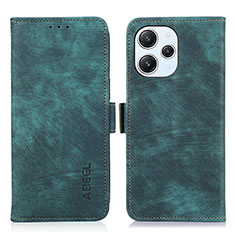 Funda de Cuero Cartera con Soporte Carcasa K01Z para Xiaomi Redmi 12 4G Verde