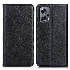 Funda de Cuero Cartera con Soporte Carcasa K01Z para Xiaomi Redmi K50i 5G Negro