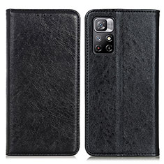 Funda de Cuero Cartera con Soporte Carcasa K01Z para Xiaomi Redmi Note 11T 5G Negro