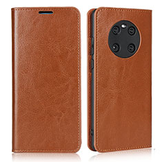 Funda de Cuero Cartera con Soporte Carcasa K02 para Huawei Mate 40E 4G Marron Claro