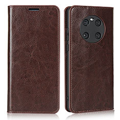 Funda de Cuero Cartera con Soporte Carcasa K02 para Huawei Mate 40E 5G Marron