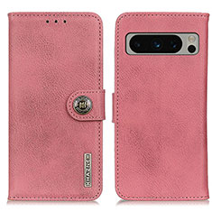 Funda de Cuero Cartera con Soporte Carcasa K02Z para Google Pixel 8 Pro 5G Rosa