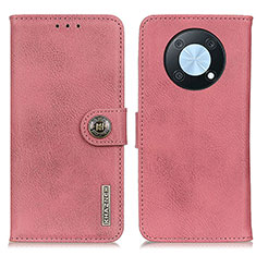 Funda de Cuero Cartera con Soporte Carcasa K02Z para Huawei Enjoy 50 Pro Rosa