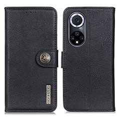 Funda de Cuero Cartera con Soporte Carcasa K02Z para Huawei Honor 50 5G Negro