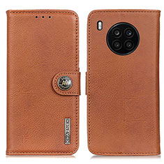 Funda de Cuero Cartera con Soporte Carcasa K02Z para Huawei Honor 50 Lite Marron