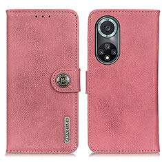 Funda de Cuero Cartera con Soporte Carcasa K02Z para Huawei Honor 50 Pro 5G Rosa