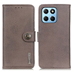 Funda de Cuero Cartera con Soporte Carcasa K02Z para Huawei Honor 70 Lite 5G Gris