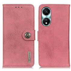 Funda de Cuero Cartera con Soporte Carcasa K02Z para Huawei Honor X5 Plus Rosa