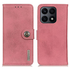 Funda de Cuero Cartera con Soporte Carcasa K02Z para Huawei Honor X8a 4G Rosa