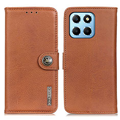 Funda de Cuero Cartera con Soporte Carcasa K02Z para Huawei Honor X8a 5G Marron