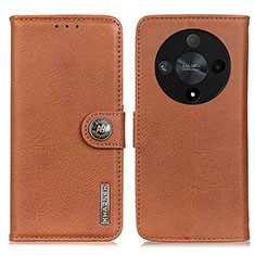 Funda de Cuero Cartera con Soporte Carcasa K02Z para Huawei Honor X9b 5G Marron