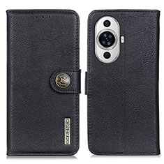 Funda de Cuero Cartera con Soporte Carcasa K02Z para Huawei Nova 11 Negro