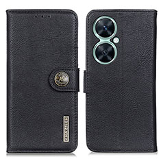 Funda de Cuero Cartera con Soporte Carcasa K02Z para Huawei Nova 11i Negro