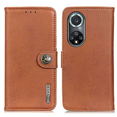 Funda de Cuero Cartera con Soporte Carcasa K02Z para Huawei Nova 9 Pro Marron