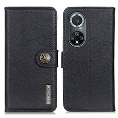 Funda de Cuero Cartera con Soporte Carcasa K02Z para Huawei Nova 9 Pro Negro