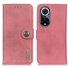 Funda de Cuero Cartera con Soporte Carcasa K02Z para Huawei Nova 9 Rosa