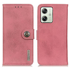 Funda de Cuero Cartera con Soporte Carcasa K02Z para Motorola Moto G54 5G Rosa