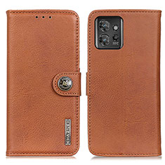 Funda de Cuero Cartera con Soporte Carcasa K02Z para Motorola ThinkPhone 5G Marron