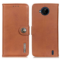 Funda de Cuero Cartera con Soporte Carcasa K02Z para Nokia C20 Plus Marron