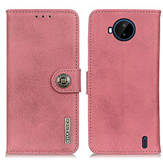 Funda de Cuero Cartera con Soporte Carcasa K02Z para Nokia C20 Plus Rosa