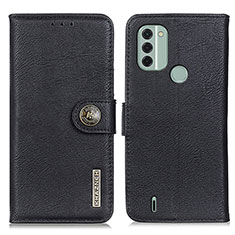 Funda de Cuero Cartera con Soporte Carcasa K02Z para Nokia C31 Negro