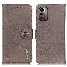 Funda de Cuero Cartera con Soporte Carcasa K02Z para Nokia G11 Gris