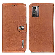 Funda de Cuero Cartera con Soporte Carcasa K02Z para Nokia G11 Marron