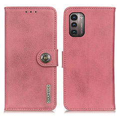 Funda de Cuero Cartera con Soporte Carcasa K02Z para Nokia G11 Rosa