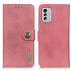 Funda de Cuero Cartera con Soporte Carcasa K02Z para Nokia G60 5G Rosa