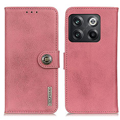 Funda de Cuero Cartera con Soporte Carcasa K02Z para OnePlus 10T 5G Rosa