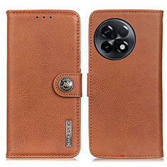 Funda de Cuero Cartera con Soporte Carcasa K02Z para OnePlus Ace 2 5G Marron