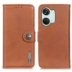 Funda de Cuero Cartera con Soporte Carcasa K02Z para OnePlus Nord 3 5G Marron