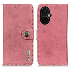 Funda de Cuero Cartera con Soporte Carcasa K02Z para OnePlus Nord CE 3 5G Rosa