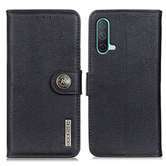 Funda de Cuero Cartera con Soporte Carcasa K02Z para OnePlus Nord CE 5G Negro