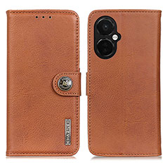 Funda de Cuero Cartera con Soporte Carcasa K02Z para OnePlus Nord N30 5G Marron