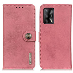 Funda de Cuero Cartera con Soporte Carcasa K02Z para Oppo A95 4G Rosa