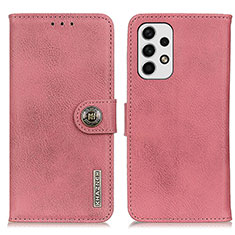 Funda de Cuero Cartera con Soporte Carcasa K02Z para Samsung Galaxy A23 4G Rosa